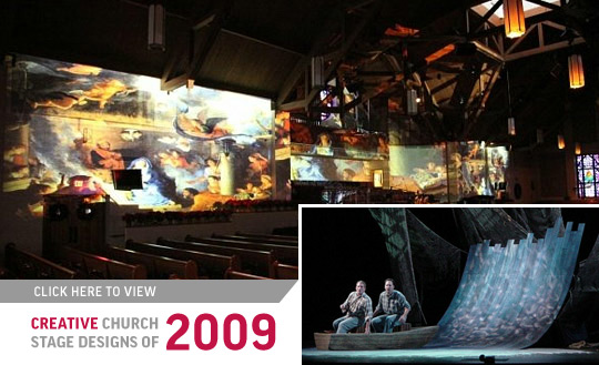 Creative Church Stage Designs of 2009