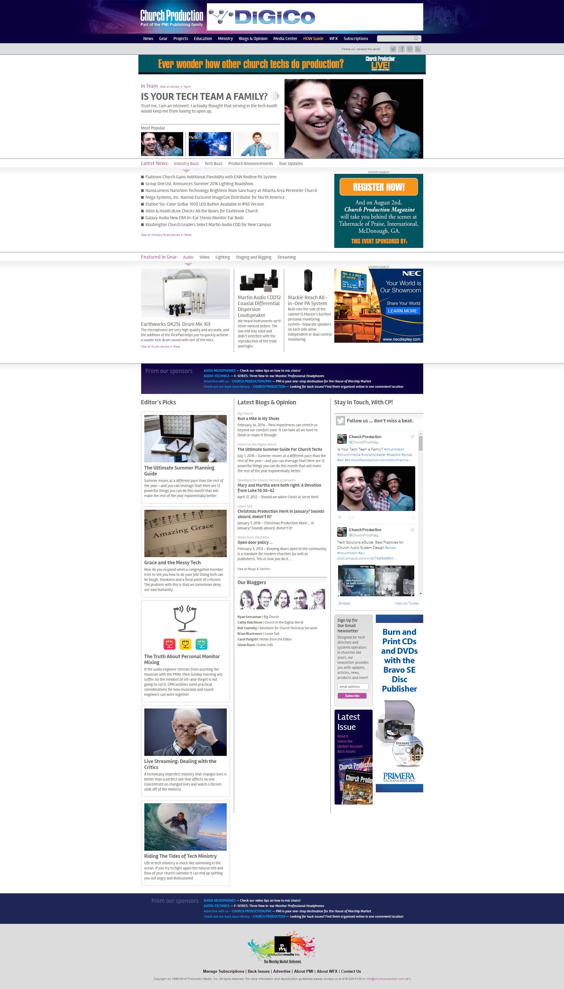 ChurchProduction - Resource: audio for churches